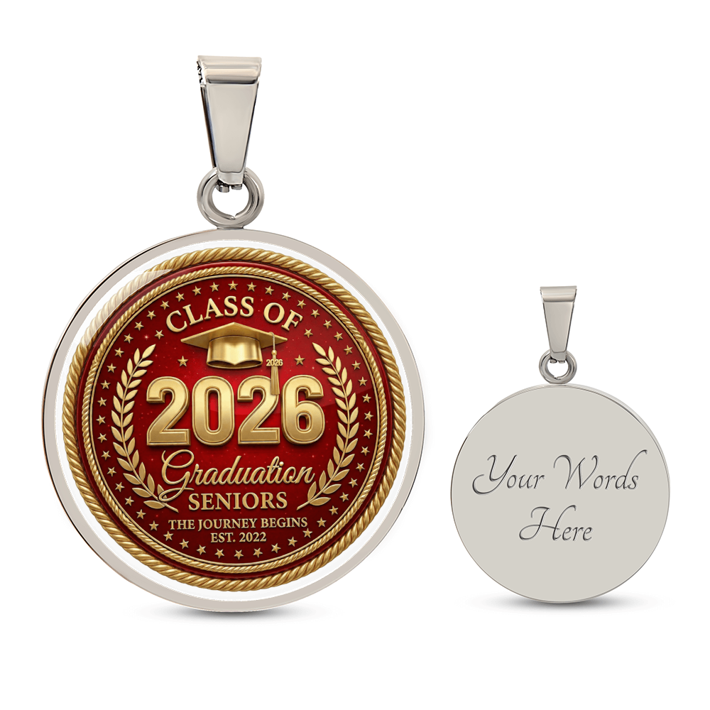 Class of 2026 graduations necklace