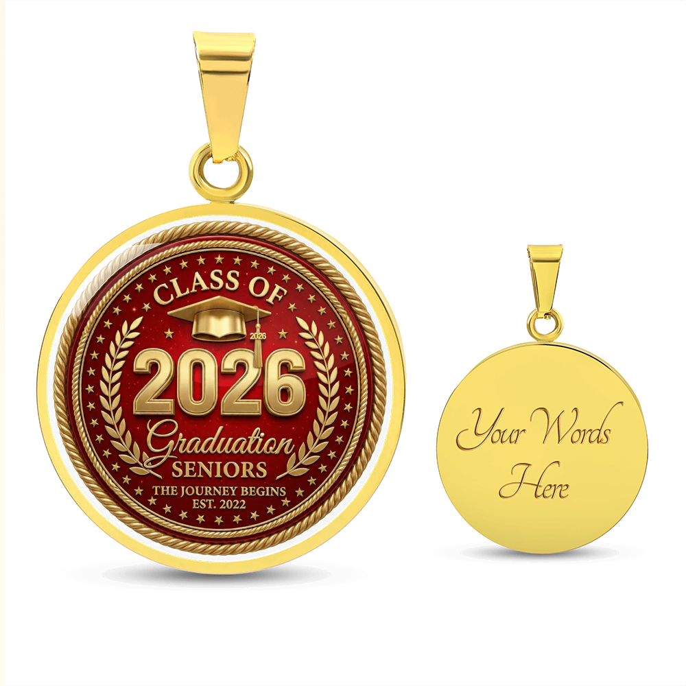 Class of 2026 graduations necklace