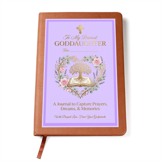 God daughter a journal to capture prayers dreams and memories