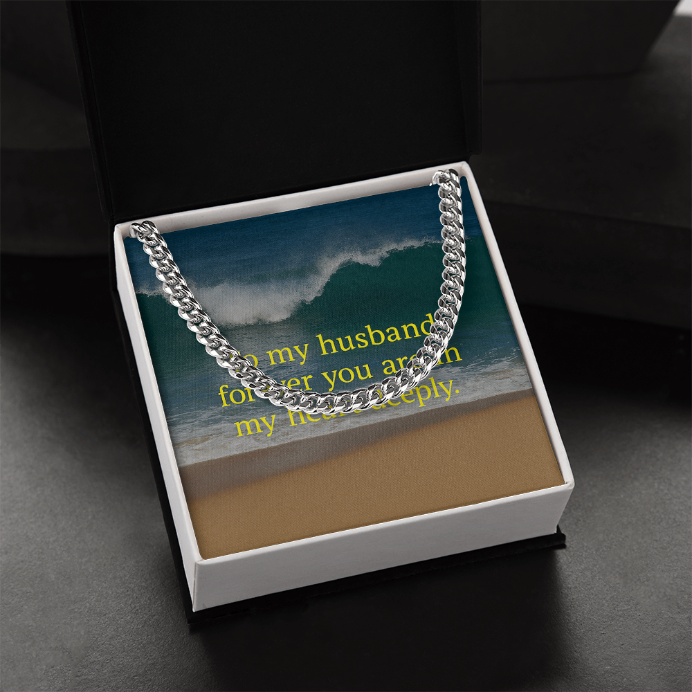 To my Husband forever you are in my Heart deeply