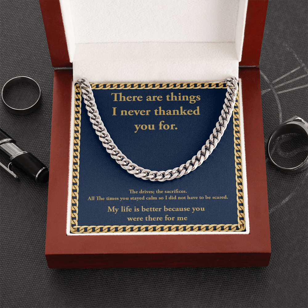 Personalization Message Card Cuban Link Chain