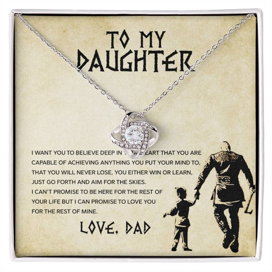 Personalized Daughter Necklace Gift - You Will Never Lose | Sentimental Jewelry